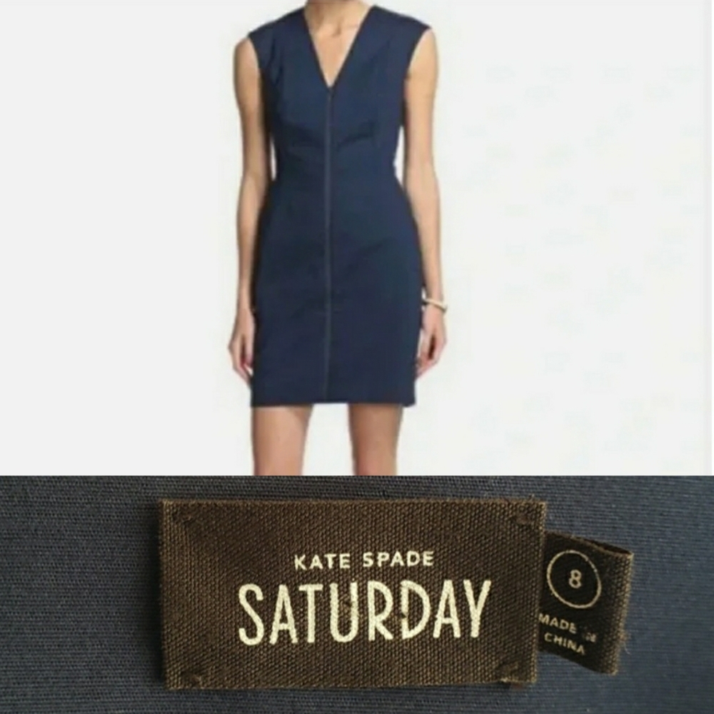 Kate Spade Saturday Blue Dress Size 8
